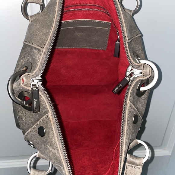 Hammitt Taupe Suede Studded Tote Bag - Picture 10 of 15